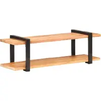 vidaXL Tv-meubel 130x40x40 cm massief acaciahout