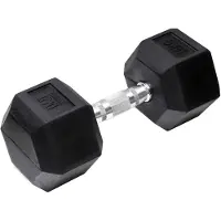 Orange Gym Halter Hex Dumbbell 16 KG Zwart