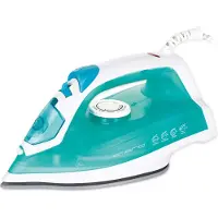 Emerio Stoomstrijkijzer - Iron Zelfreinigend - 8-17 g/min - Verticaal Strijken - Stoomstootfunctie - Strijkijzer 2000W - SI-110298.4 Wit / Blauw