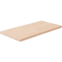 vidaXL Plank 40x20x1,5 cm onbehandeld massief eikenhout