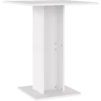vidaXL Bistrotafel 60x60x75 cm bewerkt hout wit