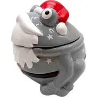 Pomme pidou Storage Jar Kerst Kikker Freddy 001 (15x15x15cm - Keramiek)