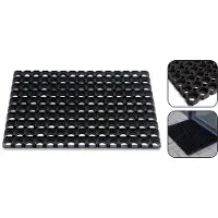 PD Deurmat - Deurmat buiten - Deurmatten voor buiten - Rubberring - 40 x 60 cm