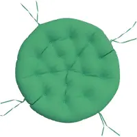 vidaXL Zitkussen rond Ø 100x11 cm oxford stof groen