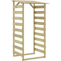 vidaXL - Pergola - met - dak - 100x90x200 - cm - geïmpregneerd - grenenhout