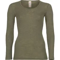 Engel - Women's Unterhemd L/S - Merino-ondergoed 46/48, olijfgroen