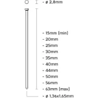 Union Afwerknagel/Brad Type N 30Mm Cnk - 2500 stuks