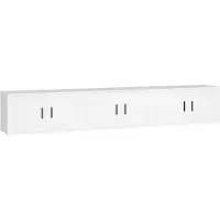 vidaXL Tv-wandmeubels 3 st 80x34,5x40 cm wit