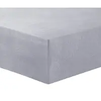 Vision Home Vision - Hoeslaken - FLANEL - Zacht en warm - Grijs - 200 x 200cm met ruime hoek van 30cm - Geschikt voor boxspring matras - 100% katoen Flanel - Oekotex gecertificeerd