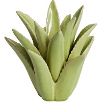 Light & Living Theelicht Ø24,5x23 cm CACTUS keramiek licht groen (Groen, 24.5x23x24.5cm)