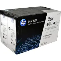 HP 26X (CF226XD) Toner 2x Zwart Hoge capaciteit - Multipack