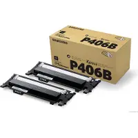 Samsung CLT-P406B/ELS (SU374A) Toner 2x Zwart - Multipack