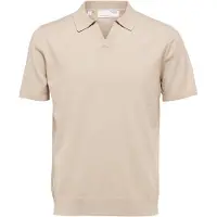 Selected Teller Knit Korte Mouw Poloshirt
