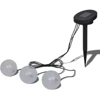 vidaXL Vijververlichting drijvende bollen LED