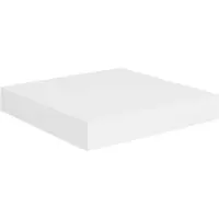 vidaXL Wandschap zwevend 23x23,5x3,8 cm MDF wit