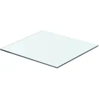vidaXL Wandschap transparant 40x30 cm glas