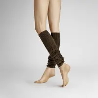 Hudson Winter Spirit Dames Beenwarmers - Brown mel. - Maat 1-size