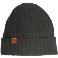 Stone Valley Dames Muts van 100% Wol in Bruin met Kabel Patroon