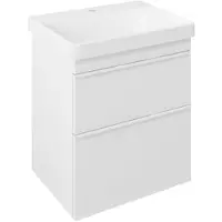 Sapho Sitia wastafelmeubel 60x75x45cm wit mat