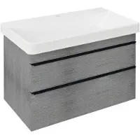 Sapho Sitia wastafelmeubel 80x55x45cm grijs