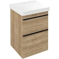 Sapho Sitia wastafelmeubel 50x75x45cm eiken