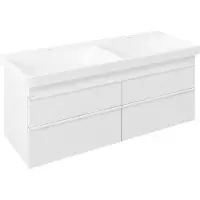 Sapho Sitia wastafelmeubel 120x55x45cm wit mat