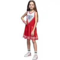 Boland - Kostuum Cheerleader (4-6 jr) - Kinderen - Cheerleader - Sport