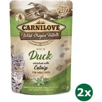 Carnilove pouch duck kattenvoer 2x 24x85 gr