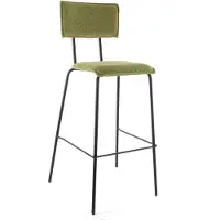 Workliving Barkruk Hoog Bo Society - Boucle Mustard