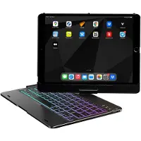 Accezz 360 Slim Keyboard Bookcase QWERTY voor de Apple iPad 9 (2021) 10.2 inch / iPad 8 (2020) 10.2 inch / iPad 7 (2019) 10.2 inch - QWERTY / NL - Zwart