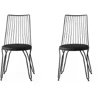 Skye Decor , Ada-Ada 282NMB, Zwart, Kantoelstoelen, 84x44x44 cm, Frame: 100% metaal