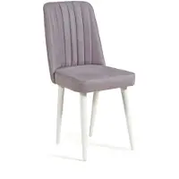 Skye Decor , Vina Stoel, Soho, Wit, Stoel, Wit, 100% melaminecoating op spaanplaat, 47 x 46 x 89 cm