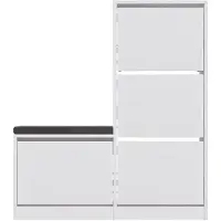 CALICOSY Schoenenkast 4 deuren l105 cm dude