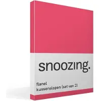 Snoozing flanel kussenslopen (set van 2)