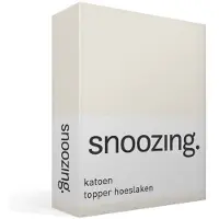 Snoozing katoen topper hoeslaken