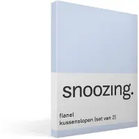 Snoozing flanel kussenslopen (set van 2)