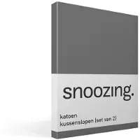 Snoozing katoen kussenslopen (set van 2)