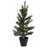 Everlands Kerst kunstboom groen in pot 60 cm - Kunstkerstboom