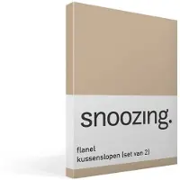 Snoozing flanel kussenslopen (set van 2)
