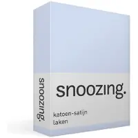 Snoozing katoen-satijn laken