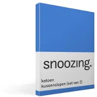 Snoozing katoen kussenslopen (set van 2)