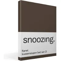 Snoozing flanel kussenslopen (set van 2)