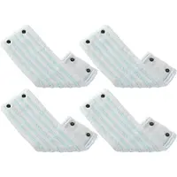 Leifheit - Clean Twist XL / Combi Clean XL vloerwisser vervangingsdoek met drukknoppen – Micro Duo – 42 cm / set van 4