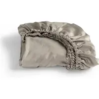 Cinderella Waterbed / Boxspring Hoeslaken Taupe (Satijn)-90 x 200 cm