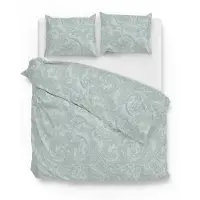 Zo! Home Paisley Di Lino Mint Green - 260 x 200/220 cm