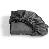 Cinderella Waterbed / Boxspring Hoeslaken Anthracite (Satijn)-160 x 200 cm