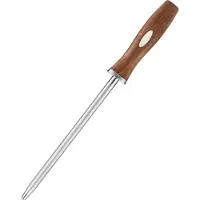 Xinzuo Professionele slijpstaaf met diamant | Messenslijper gemaakt extreem hard hoog koolstofstaal | Handvat van Walnoothout | B46W Series