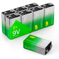 Gold Peak Industries Batteries GP1604A-2LB8 9V batterij (blok) Alkaline 9 V 8 stuk(s)