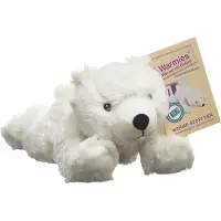 Warmies Magnetronknuffel - IJsbeer