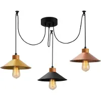 Opviq Hanglamp Manavgat N-554, dimbaar, multicolor, Woon-/ Eetkamer, metaal, Modern, hanglamp